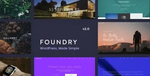 Foundry – Multipurpose, Multi-Concept WP Theme product artwork