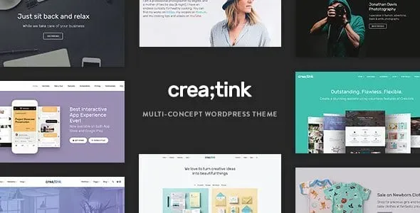 Creatink – MultiConcept Responsive WordPress Theme product artwork