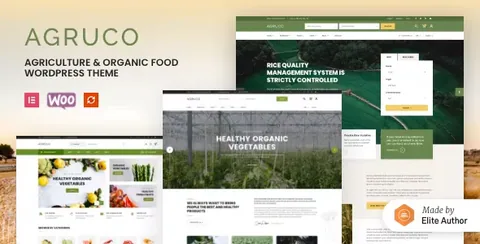 Agruco – Agriculture & Organic Food Theme product artwork