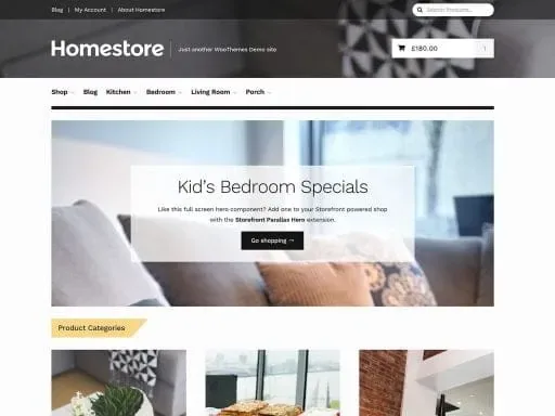 Homestore – Storefront Child Theme product artwork