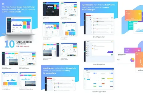 Materialart Powerful Material Admin Template product artwork