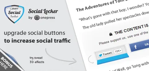 Social Locker for jQuery product artwork