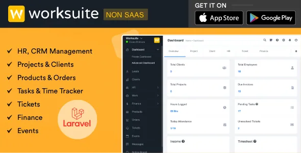 WORKSUITE – HR, CRM and Project Management product artwork