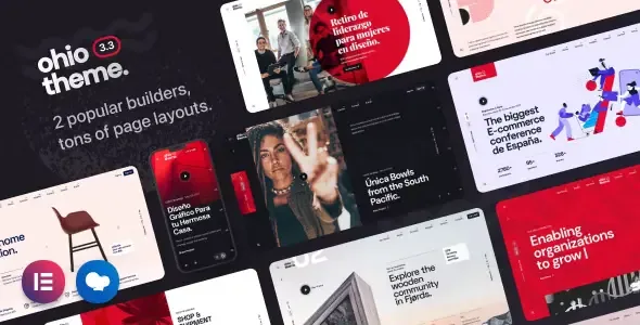 Ohio – Creative Portfolio & Agency WordPress Theme product artwork