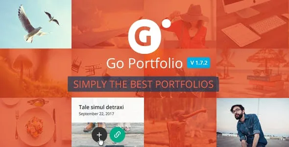 Go Portfolio – WordPress Responsive Portfolio product artwork