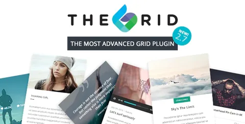 The Grid – Responsive WordPress Grid Plugin product artwork