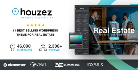 Houzez – Real Estate WordPress Theme product artwork