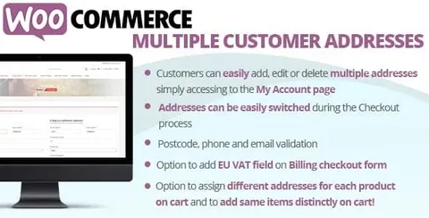 WooCommerce Multiple Customer Addresses product artwork