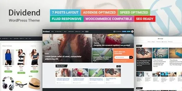 MyThemeShop Dividend WordPress Theme product artwork