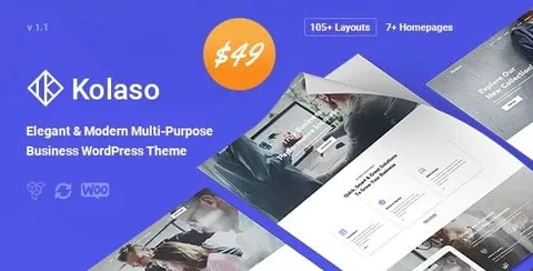 Kolaso – Modern Multi-Purpose WordPress Theme product artwork
