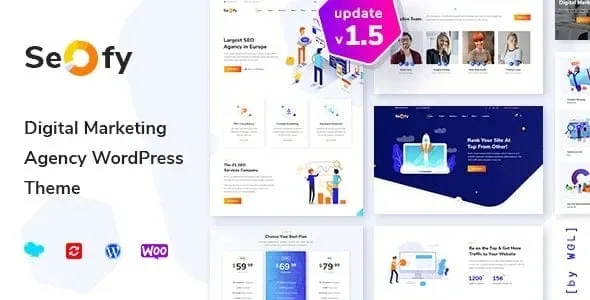 Seofy – SEO & Digital Marketing Agency WordPress Theme product artwork