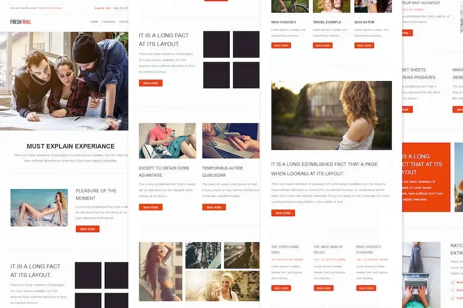 Fresh Mail – Responsive E-mail Template product artwork