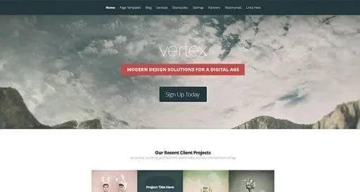 Elegant Themes Vertex product artwork