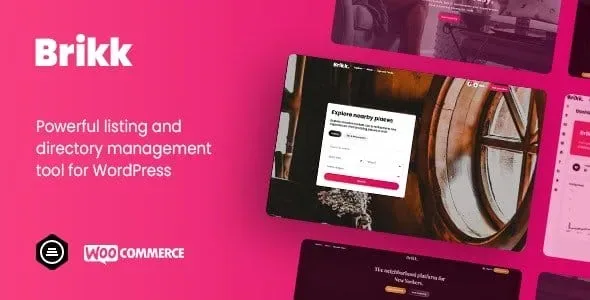 Brikk – Directory & Listing WordPress Theme product artwork