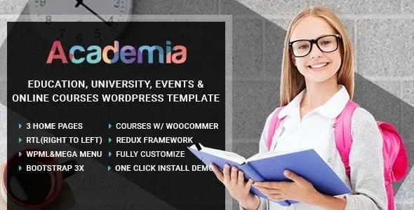 Academia – Education Center WordPress Theme product artwork