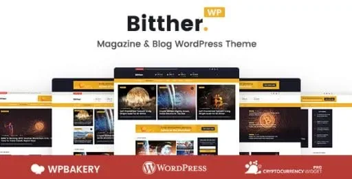 Bitther – Magazine and Blog WordPress Theme product artwork
