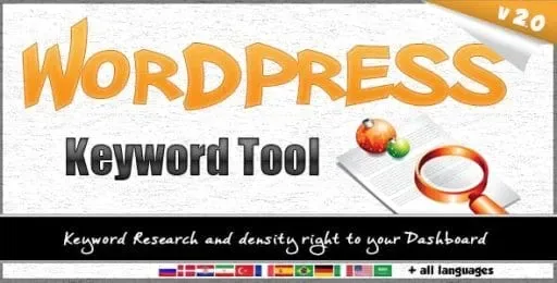 WordPress Keyword Tool – Keyword research product artwork