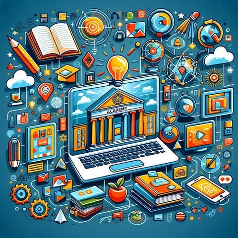 Academy – Learning Management System (LMS) product artwork