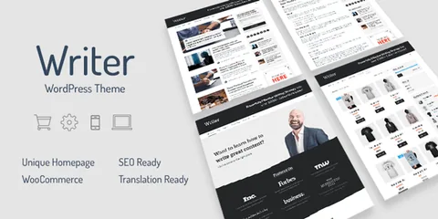 MyThemeShop Writer WordPress Theme product artwork