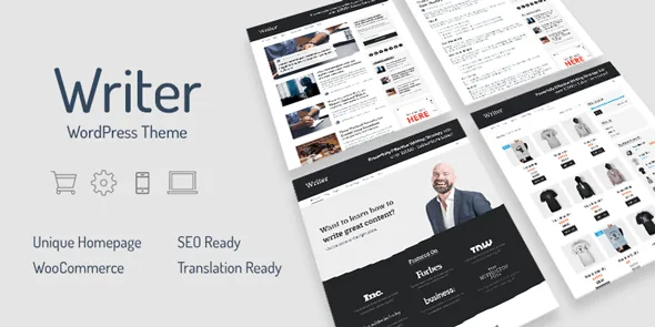 MyThemeShop Writer WordPress Theme product artwork