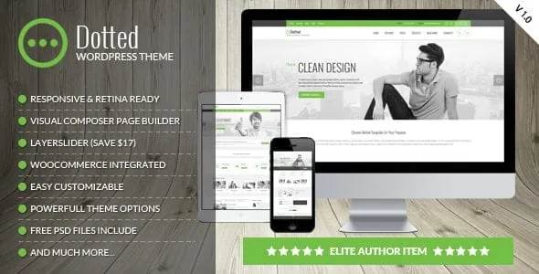 Dotted – Corporate Multipurpose WordPress Theme product artwork