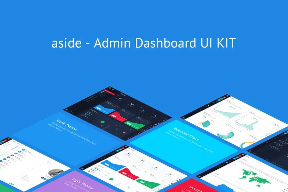 aside – Admin Dashboard UI KIT product artwork