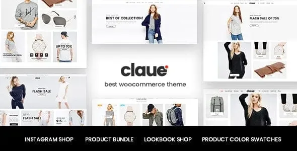 Claue – Clean, Minimal Elementor WooCommerce Theme product artwork