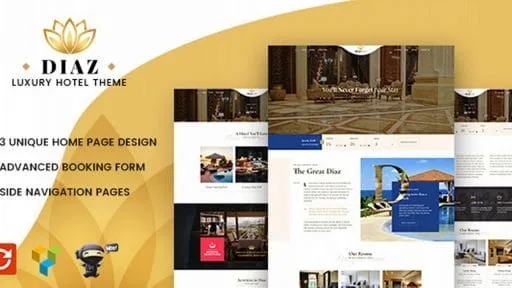 Hotel Diaz – Hotel Booking Theme product artwork