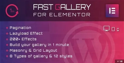 Fast Gallery for Elementor product artwork