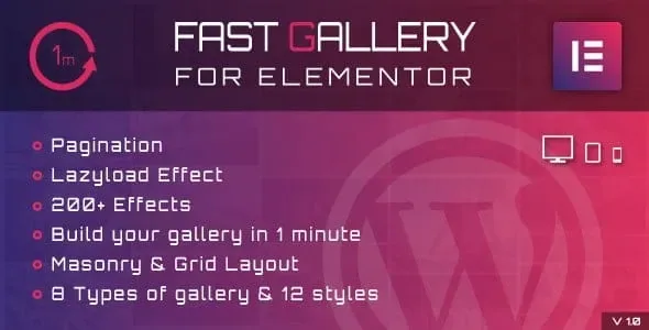 Fast Gallery for Elementor product artwork