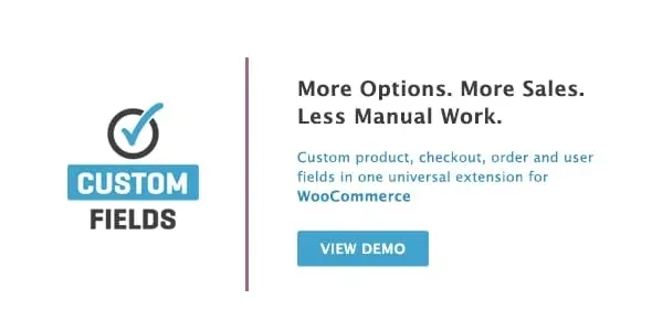 WooCommerce Custom Fields (Codecanyon) product artwork