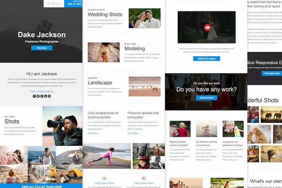 Waltice Mail – Responsive Email product artwork