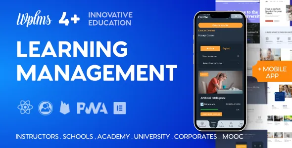 WPLMS Learning Management System for WordPress, WordPress LMS product artwork