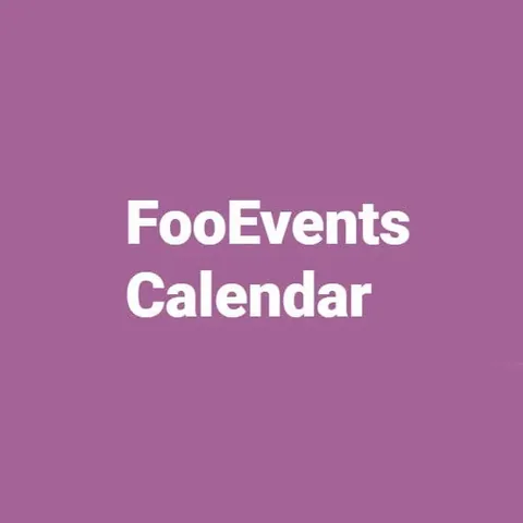 FooEvents Calendar product artwork