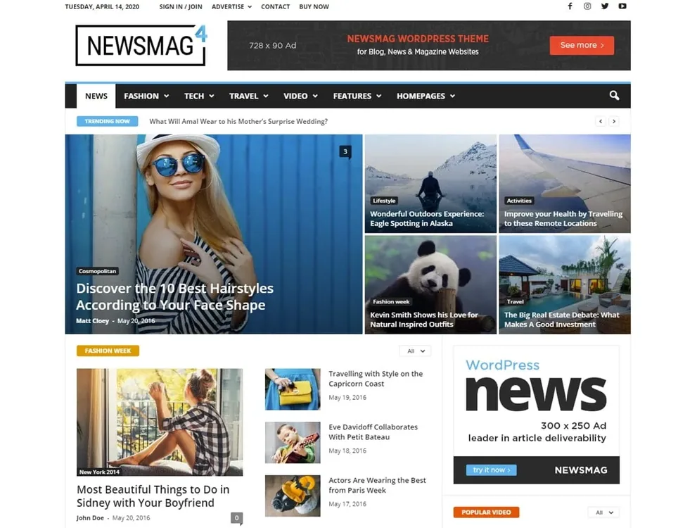 Newsmag – Newspaper & Magazine WordPress Theme product artwork