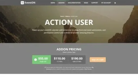 EventOn Action User Add-on product artwork