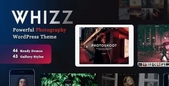 Whizz – Photography WordPress for Photography product artwork