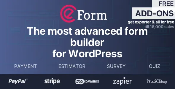 eForm – WordPress Form Builder product artwork