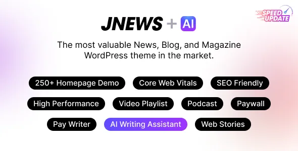 JNews – WordPress Newspaper Magazine Blog AMP Theme product artwork