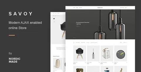 Savoy – Minimalist AJAX WooCommerce Theme product artwork