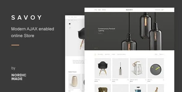 Savoy – Minimalist AJAX WooCommerce Theme product artwork