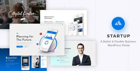 StartUp – Responsive Multi-Purpose WordPress Theme product artwork