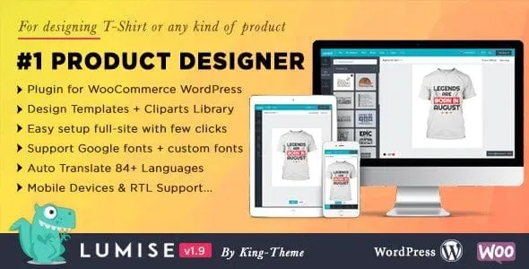 Lumise – Product Designer – Full Bundle +All Addons product artwork