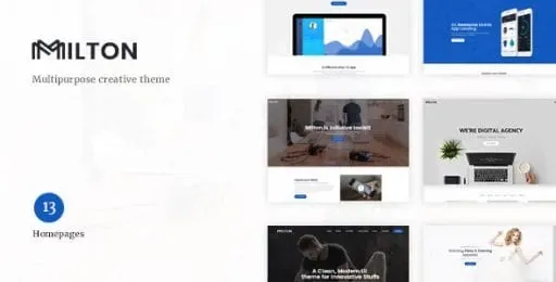 Milton – Multipurpose Creative WordPress Theme product artwork