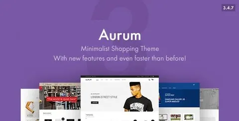 Aurum – Minimalist Shopping Theme product artwork