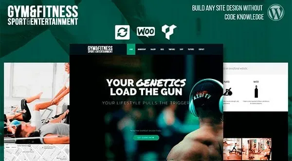 Gym WordPress Theme product artwork