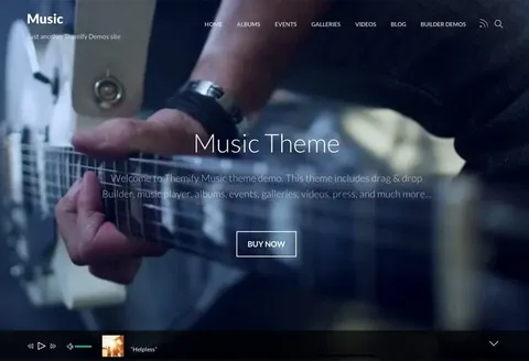 Themify Music WordPress Them product artwork