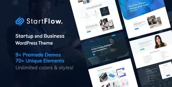 Start Flow – Startup and Creative Multipurpose Theme product artwork
