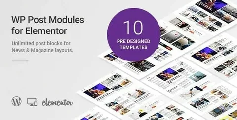 WP Post Modules for Elementor product artwork