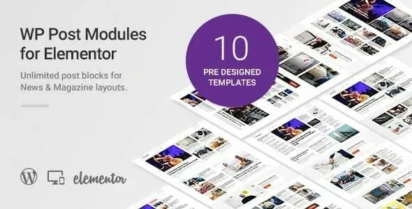 WP Post Modules for Elementor product artwork